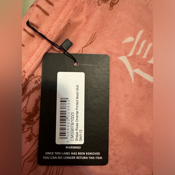 Rose Oriental Printed Mesh - Picture 5 of 8